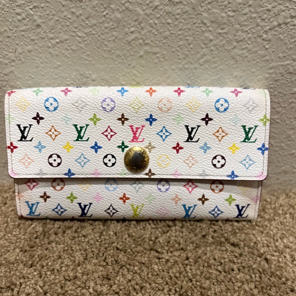 LV Multicolor Long Wallet